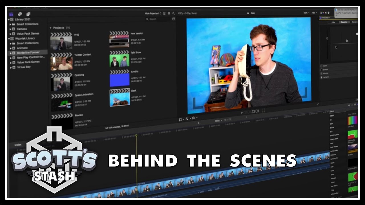 Behind the Scenes - Scott The Woz (Editing Techniques)
